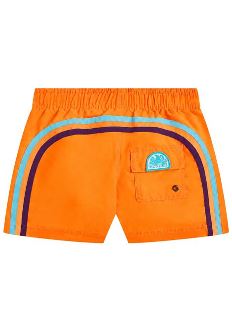 Orange children's swimsuit SUNDEK | 456987ARANCIO