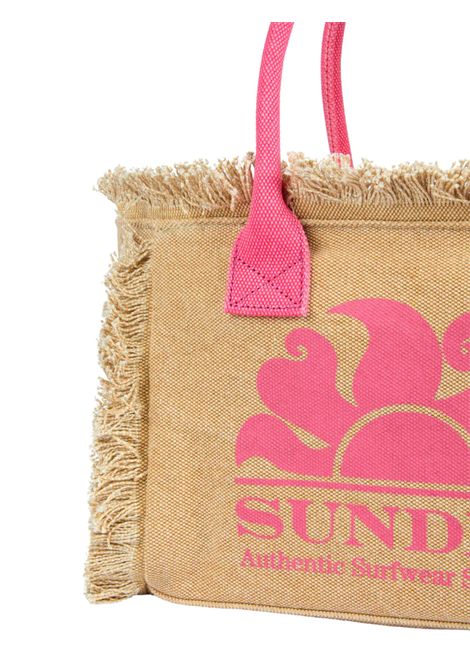Cotton straw bag for girls SUNDEK | AW909ABCA600/MAPAGLIA