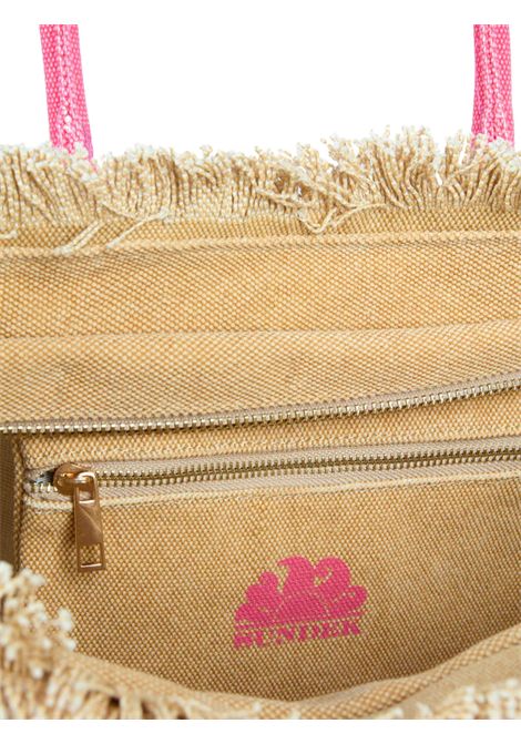 Cotton straw bag for girls SUNDEK | AW909ABCA600/MAPAGLIA