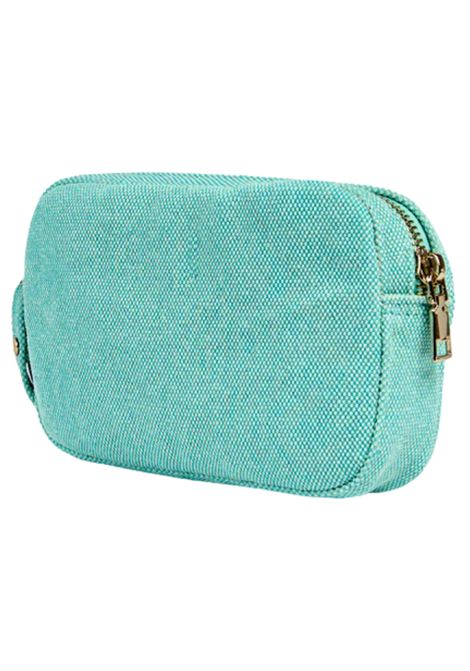 Pochette unisex verde in cotone SUNDEK | AW910ABCA/MAVERDE ACQUA