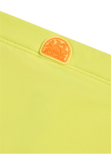 Fluorescent yellow children's swimsuit SUNDEK | B279SSL3000/MAGIALLO FLUO