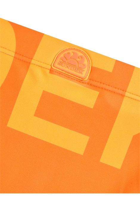 Orange children's swimsuit SUNDEK | B296SSL/MAARANCIO FLUO