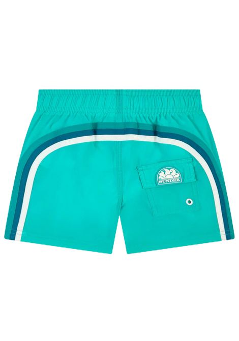 Costume da bagno bambino verde acqua SUNDEK | B504BDN4100/MAVERDE