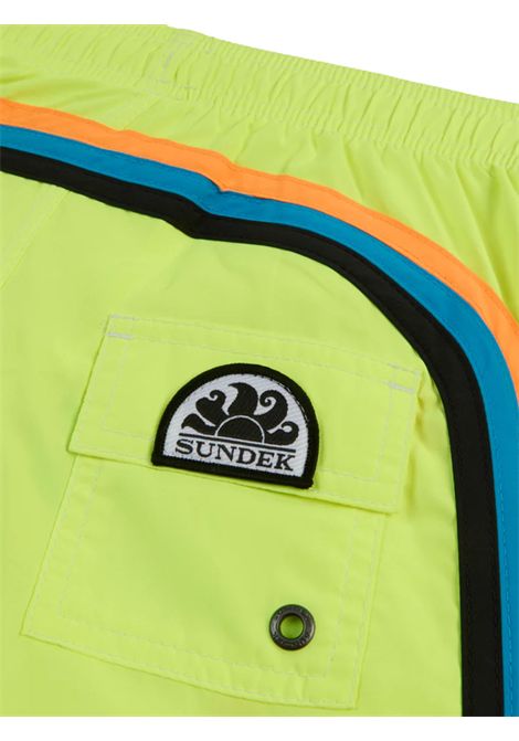 Costume da bagno bambino giallo fluo SUNDEK | B504BDRT3Y2/MAGIALLO FLUO