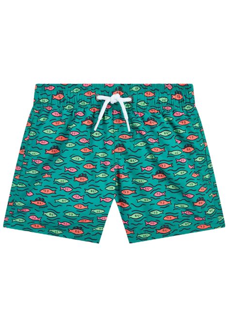 Costume da bagno bambino verde SUNDEK | B633BDRT47F/MAVERDE