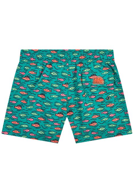 Costume da bagno bambino verde SUNDEK | B633BDRT47F/MAVERDE