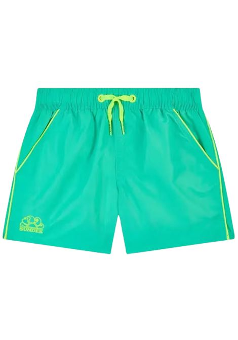 Costume da bagno bambino verde acqua SUNDEK | B700BDTA100/MAVERDE
