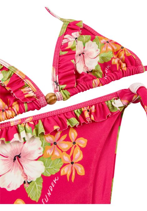 Costume da bagno bambina fucsia SUNDEK | G438KNL828F/MAFUCSIA
