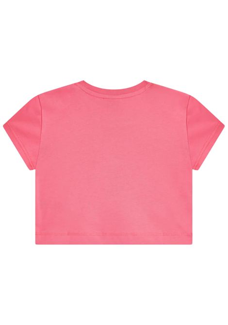 T-shirt bambina fucsia in cotone SUNDEK | G740TEJS000/MAFUCSIA