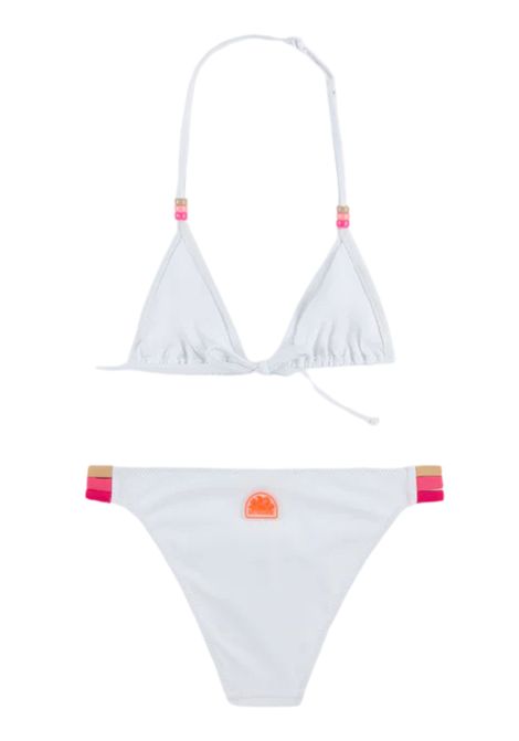 Costume da bagno bambina bianco SUNDEK | GB00KNL30RB/MABIANCO