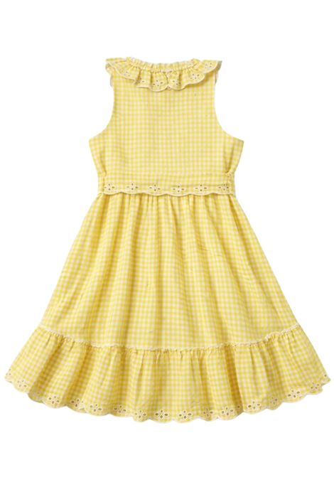 Abito bambina giallo in cotone Tartine et Chocolat | CA30052/ANGIALLO