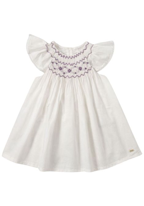 Abito neonata bianco in cotone Tartine et Chocolat | CA30161/ANBIANCO