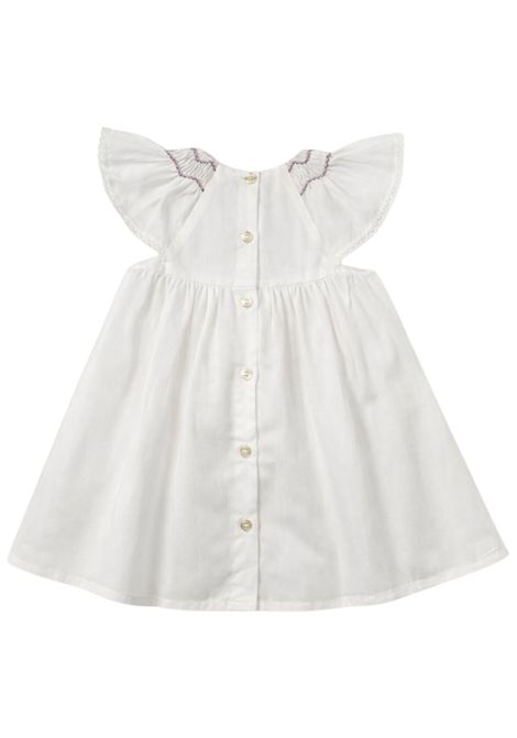 Abito neonata bianco in cotone Tartine et Chocolat | CA30161/ANBIANCO