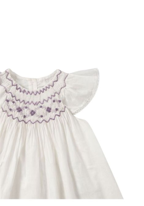Abito neonata bianco in cotone Tartine et Chocolat | CA30161/ANBIANCO