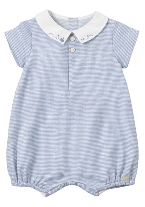 Pagliaccetto neonato azzurro in cotone Tartine et Chocolat | CA33010/ANAZZURRO