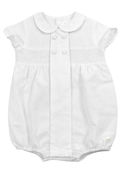 Linen and cotton baby romper Tartine et Chocolat | CA33040/ANBIANCO