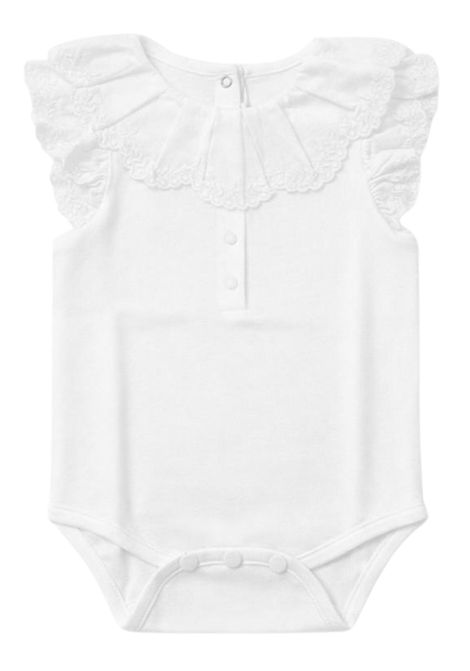 Body neonata bianco in cotone Tartine et Chocolat | TU11031/ANBIANCO