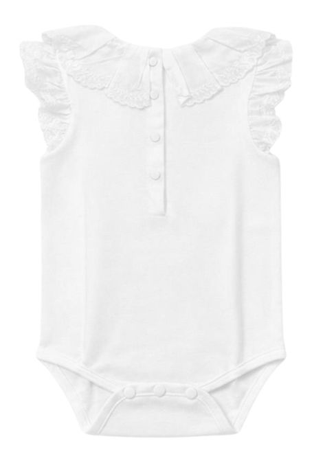 Body neonata bianco in cotone Tartine et Chocolat | TU11031/ANBIANCO