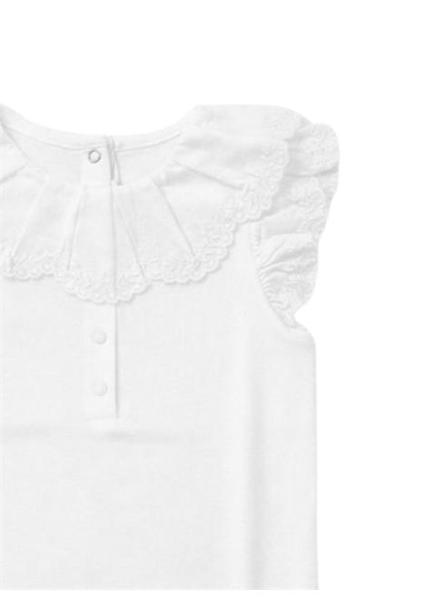 Body neonata bianco in cotone Tartine et Chocolat | TU11031/ANBIANCO