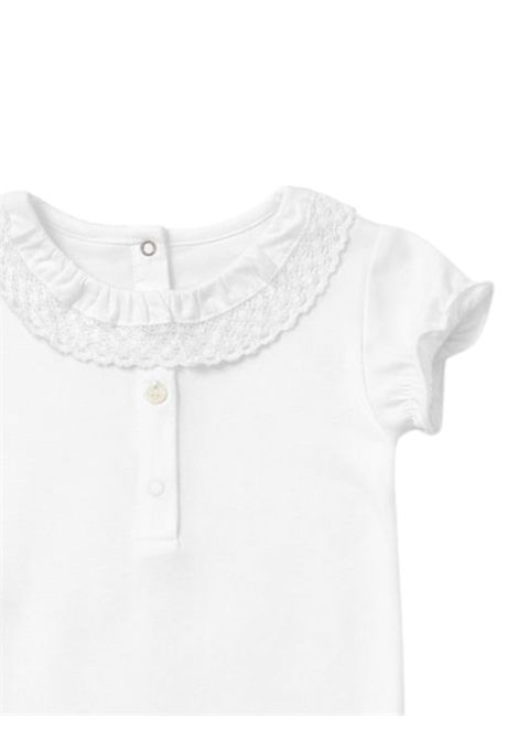 Body neonata bianco in cotone Tartine et Chocolat | TW11051/ANBIANCO