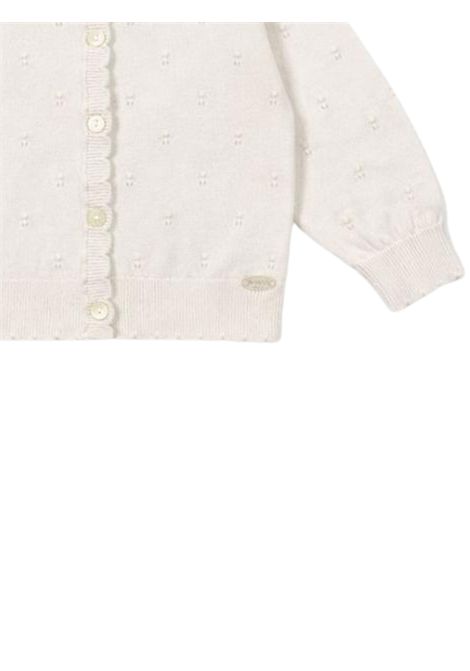 White cotton baby cardigan Tartine et Chocolat | TW18001/ANBIANCO