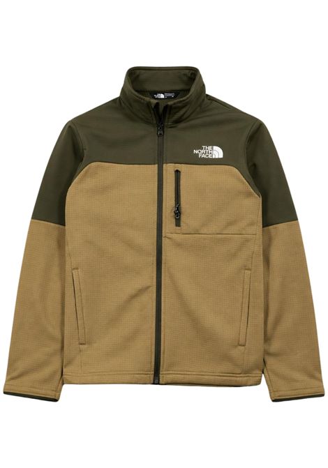 Felpa bambino verde in nylon THE NORTH FACE | AY5M8JVERDE