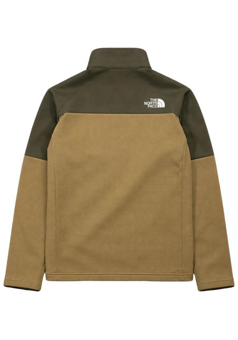 Felpa bambino verde in nylon THE NORTH FACE | AY5M8JVERDE