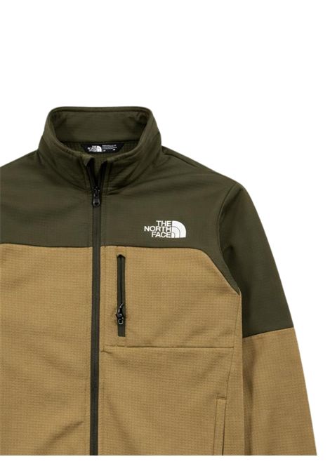 Felpa bambino verde in nylon THE NORTH FACE | AY5M8JVERDE