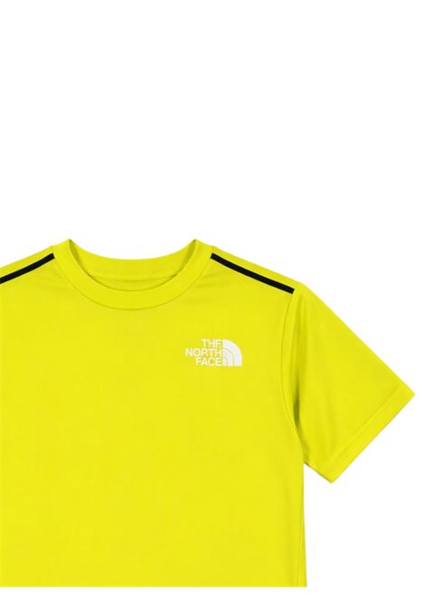 T-shirt bambino verde fluo in nylon THE NORTH FACE | EB3RIQVERDE FLUO