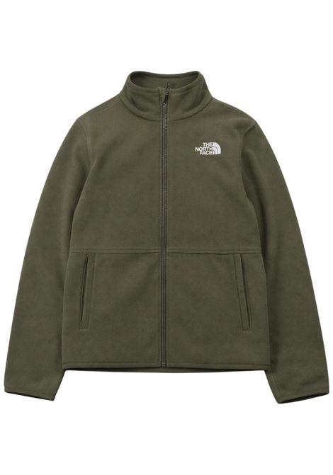 Felpa bambino verde in pile THE NORTH FACE | F8A21LVERDE