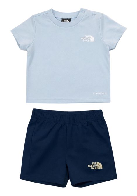 Completo neonato azzurro in nylon THE NORTH FACE | FYRMC8AZZURRO