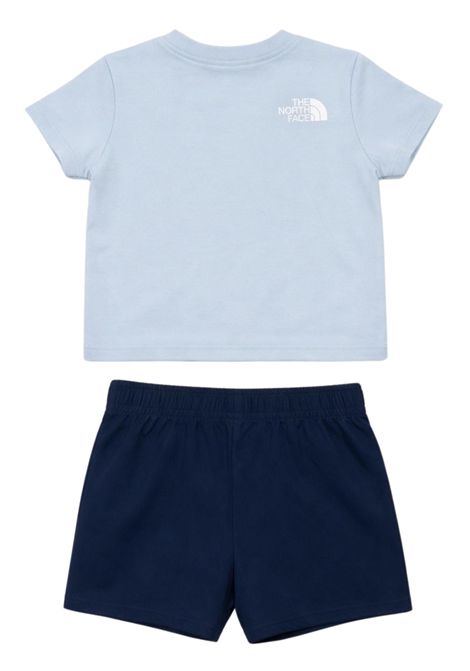 Completo neonato azzurro in nylon THE NORTH FACE | FYRMC8AZZURRO