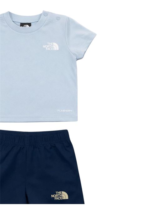 Completo neonato azzurro in nylon THE NORTH FACE | FYRMC8AZZURRO