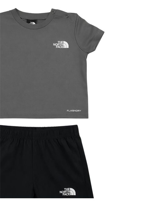 Completo neonato grigio in nylon THE NORTH FACE | FYRRPIGRIGIO
