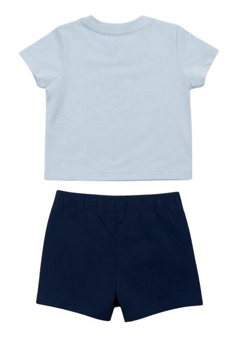 Completo neonato azzurro in cotone THE NORTH FACE | G1DMC8AZZURRO