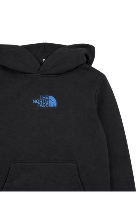 Felpa bambino nera in cotone THE NORTH FACE | G1KJK3NERO