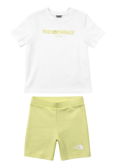 Completo bambina bianco in cotone THE NORTH FACE | G1KN8BSBIANCO