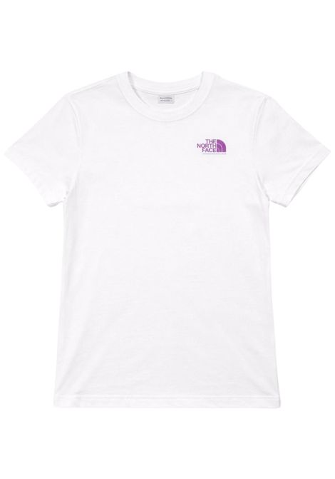 T-shirt bambina bianca in cotone THE NORTH FACE | G1MFN4BIANCO