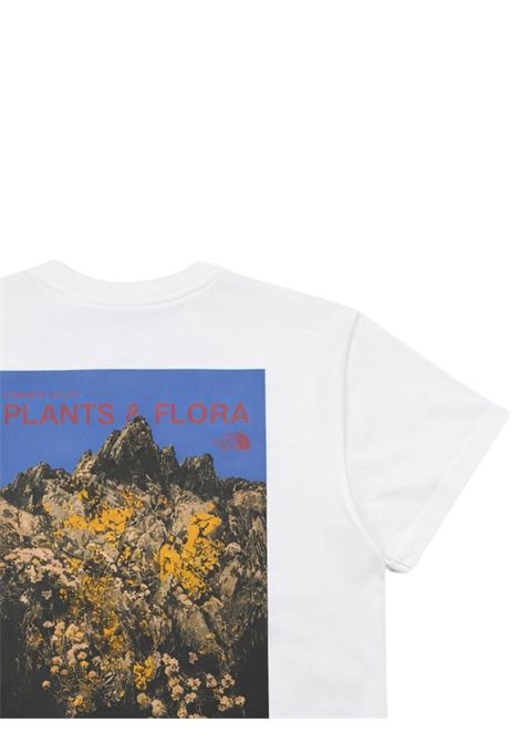 T-shirt bambina bianca in cotone THE NORTH FACE | G1MFN4BIANCO