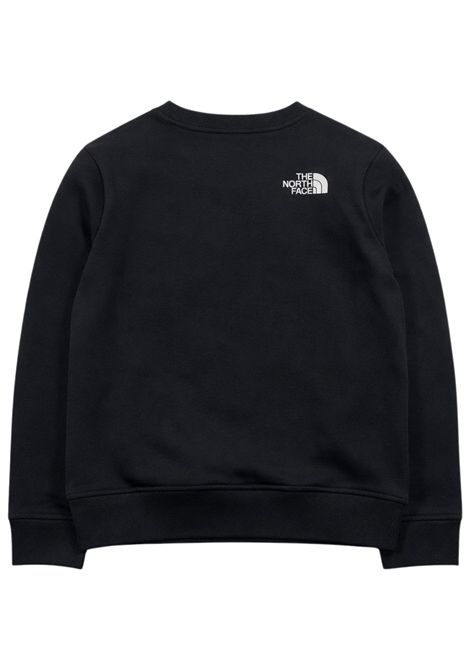 Felpa bambina nera in cotone THE NORTH FACE | G1PJK3NERO