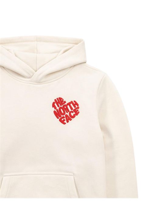 Felpa bambina panna in cotone THE NORTH FACE | G1RQLIPANNA