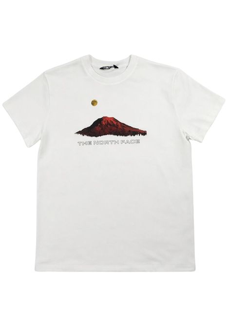 T-shirt bambino bianca in cotone THE NORTH FACE | G1UFN4BIANCO