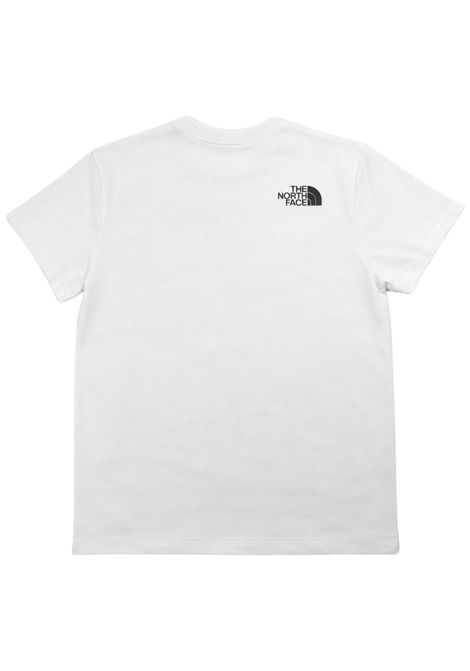 T-shirt bambino bianca in cotone THE NORTH FACE | G1UFN4BIANCO
