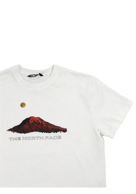 T-shirt bambino bianca in cotone THE NORTH FACE | G1UFN4BIANCO