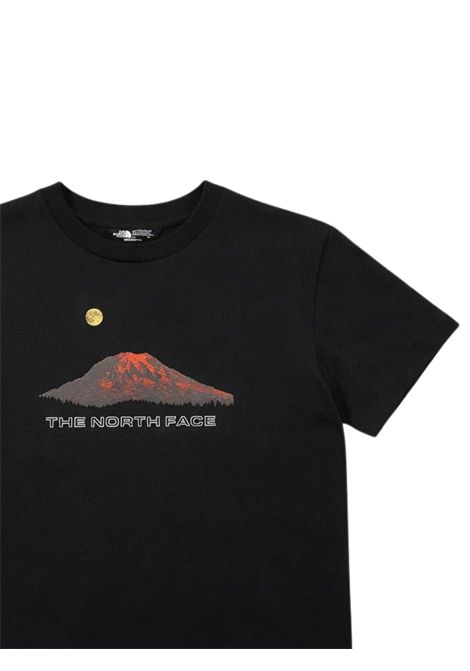 T-shirt bambino nera in cotone THE NORTH FACE | G1UJK3NERO