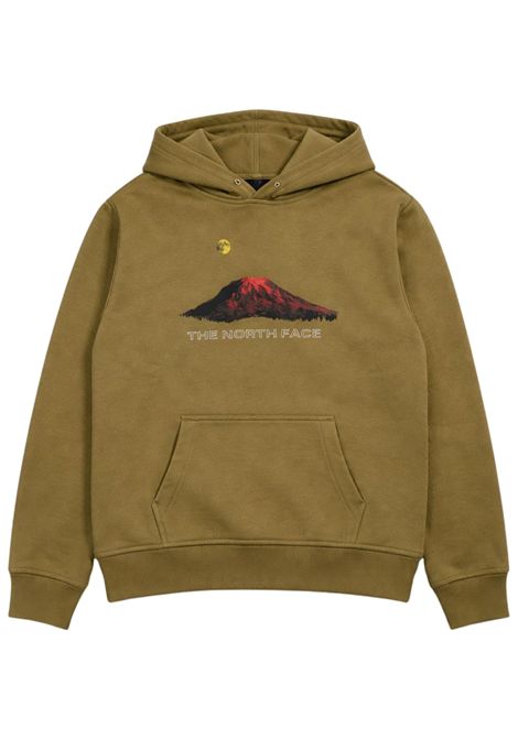 Felpa bambino verde in cotone THE NORTH FACE | G1V2ELVERDE