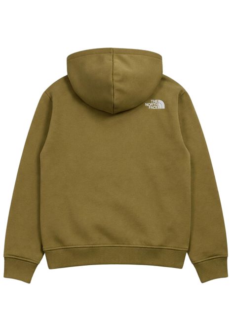 Felpa bambino verde in cotone THE NORTH FACE | G1V2ELVERDE
