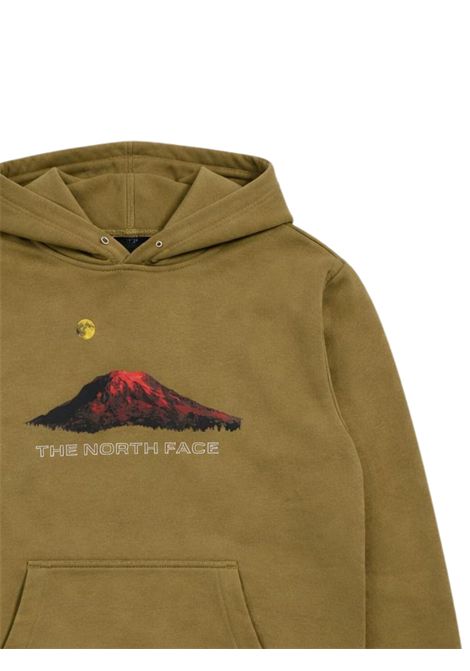 Felpa bambino verde in cotone THE NORTH FACE | G1V2ELVERDE