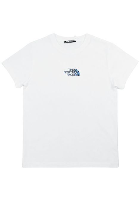 T-shirt bambino bianca in cotone THE NORTH FACE | G1WFN4BIANCO