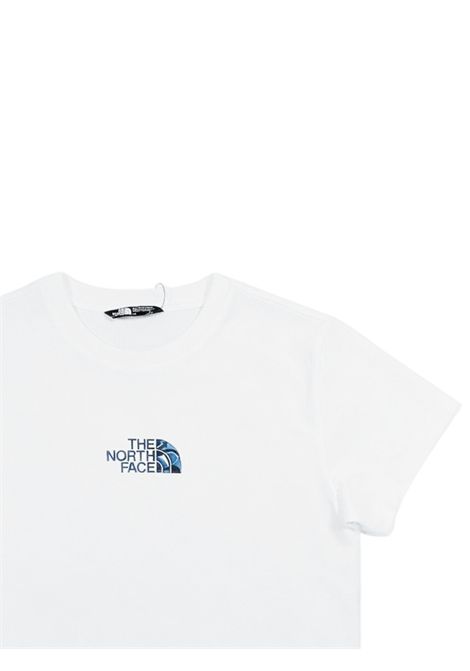 T-shirt bambino bianca in cotone THE NORTH FACE | G1WFN4BIANCO